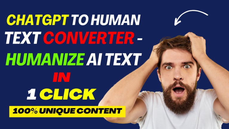 Chat GPT To Human Text Converter
